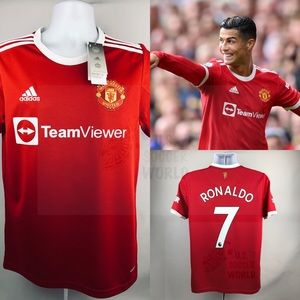 Cristiano Ronaldo #7 Manchester United 2021 Home … - image 1